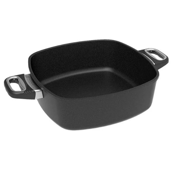 AMT Gastroguss titanový hranatý hrnec / pekáč 28×28×9 cm BESTPAN LOTAN induction